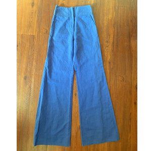 Jill Stuart Wide Leg Blue Pants